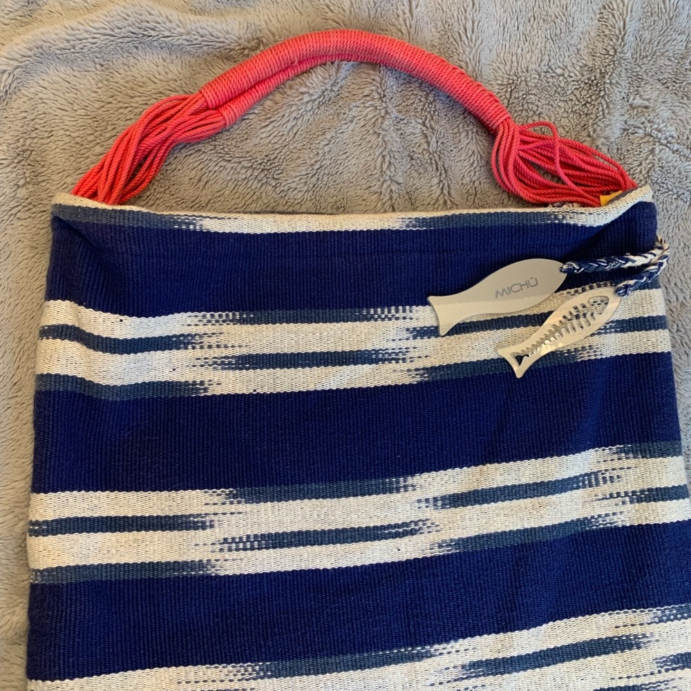 Michú Navy & White Tote